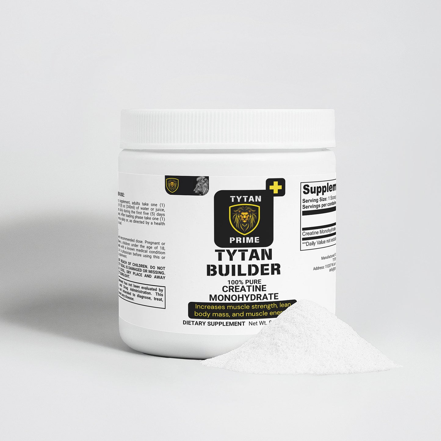 Tytan Builder: 100% Pure Creatine Monohydrate