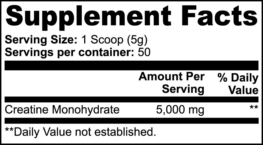 Tytan Builder: 100% Pure Creatine Monohydrate