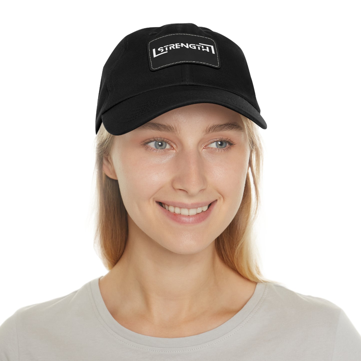 Strength Hat with Leather Patch (Rectangle)